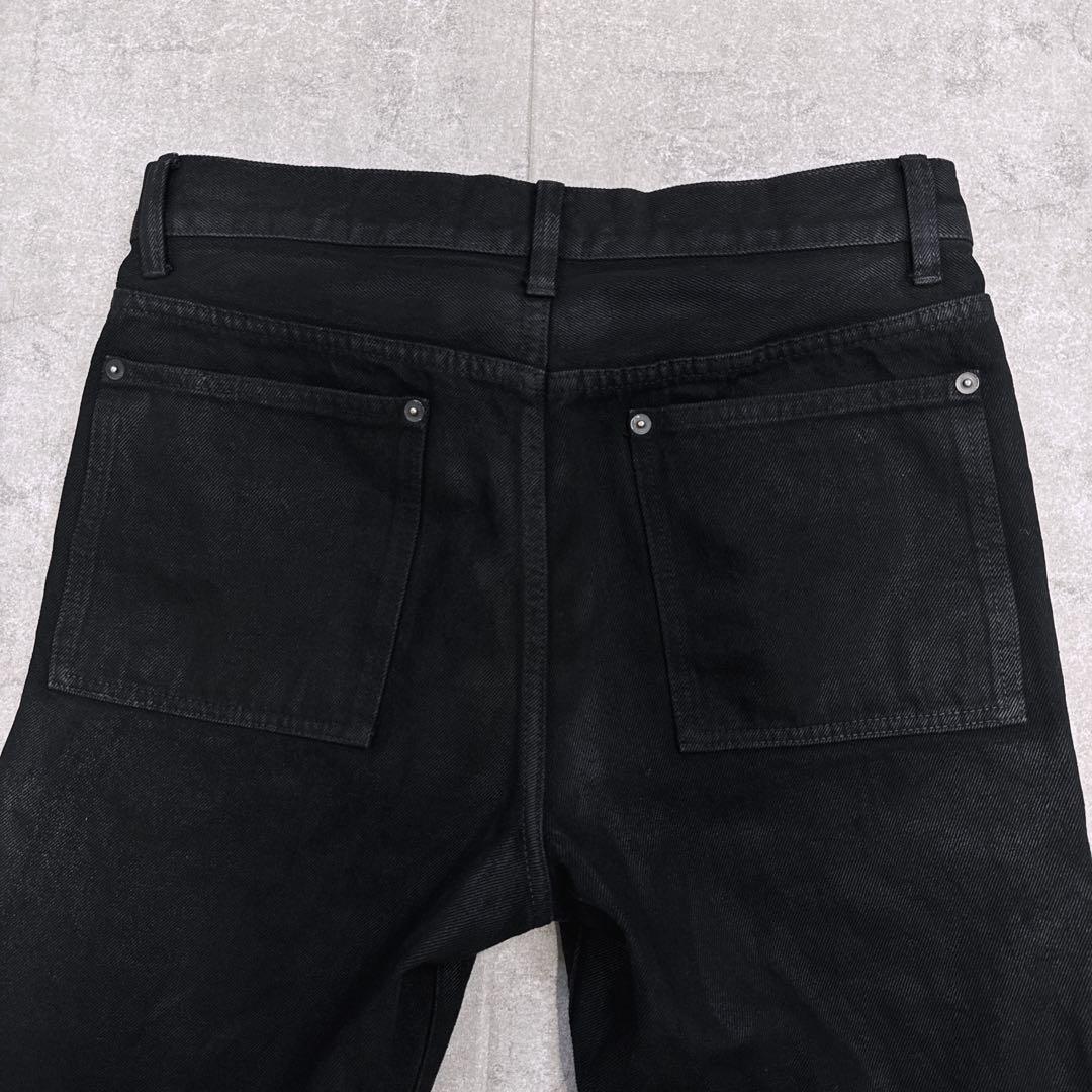 パンツ NO MASS PROD 008GLM WAXED DENIM JEANS XS