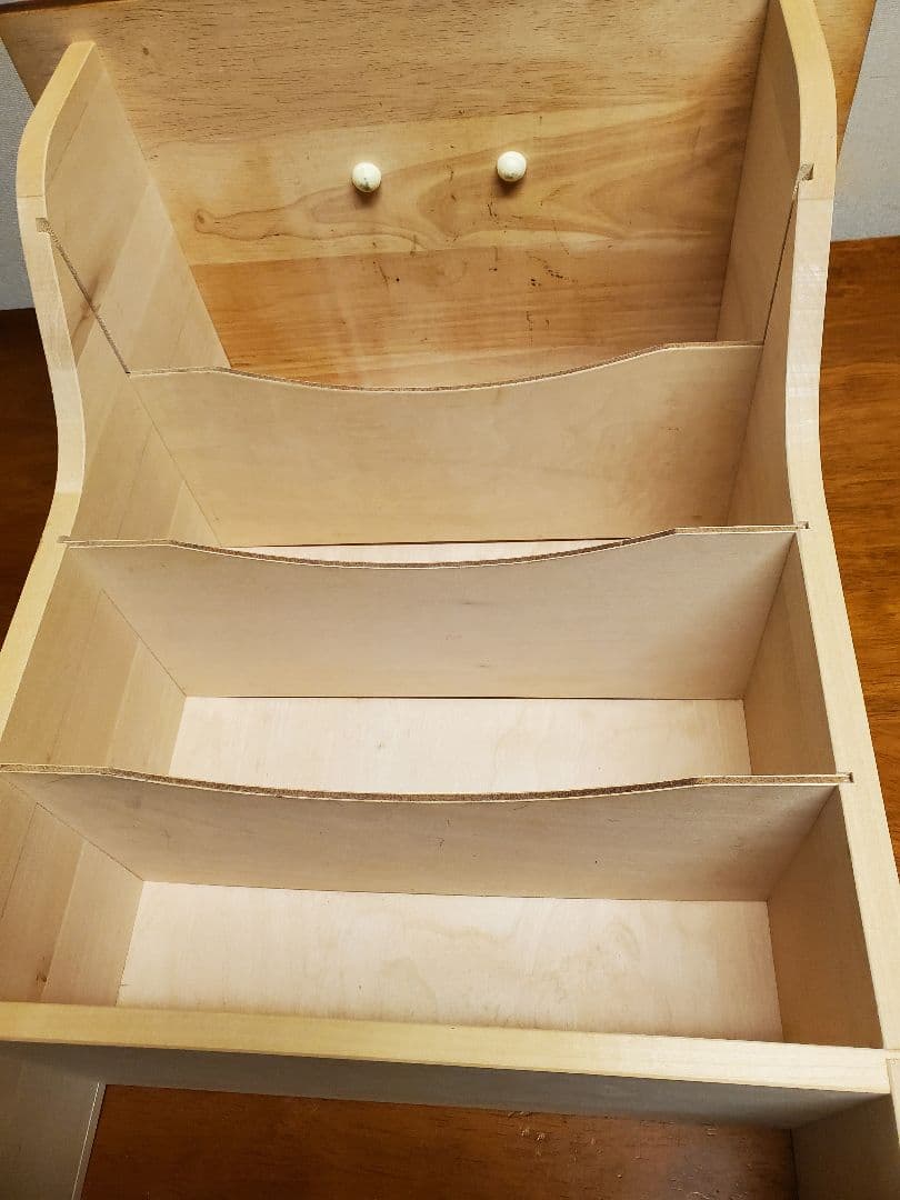 カリモク家具　机　片袖