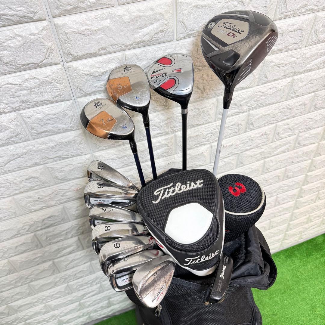 ゴルフセット　初心者応援　完全ラウンド仕様　飛距離抜群　メンズ　右打ち　良好