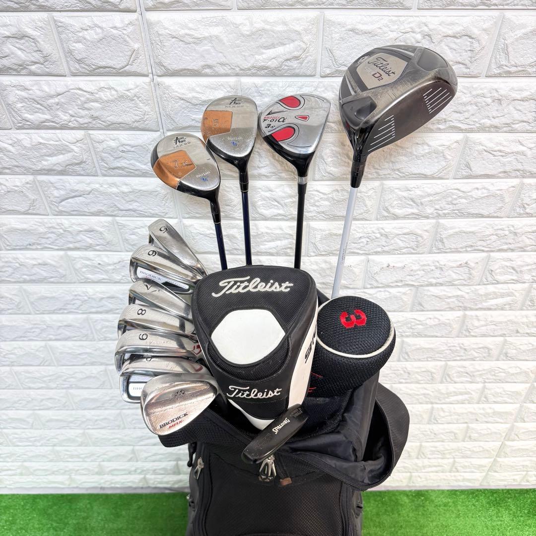 ゴルフセット　初心者応援　完全ラウンド仕様　飛距離抜群　メンズ　右打ち　良好