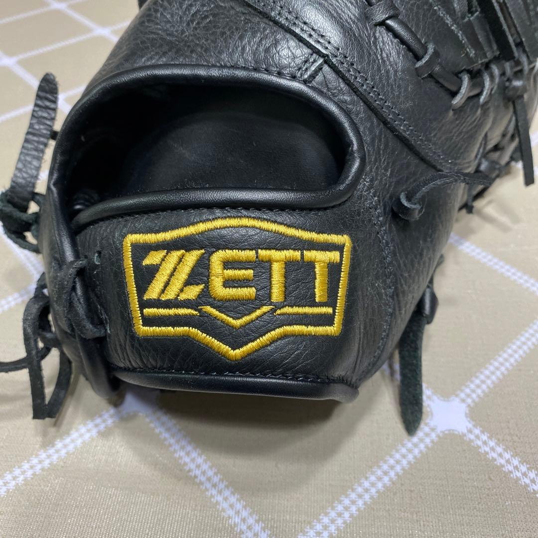 ZETT ソフトボール　ファーストミット　黒
