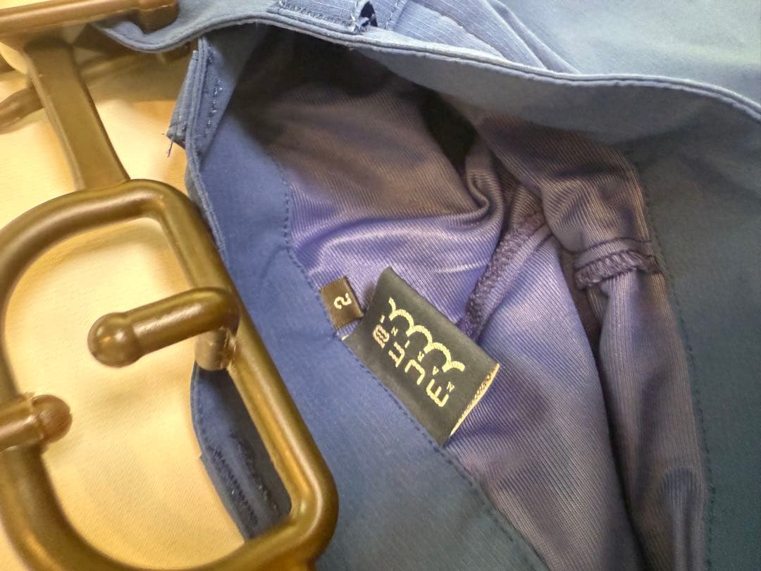 MUTA MARINE プリーツスカート サイズ2 ブルー