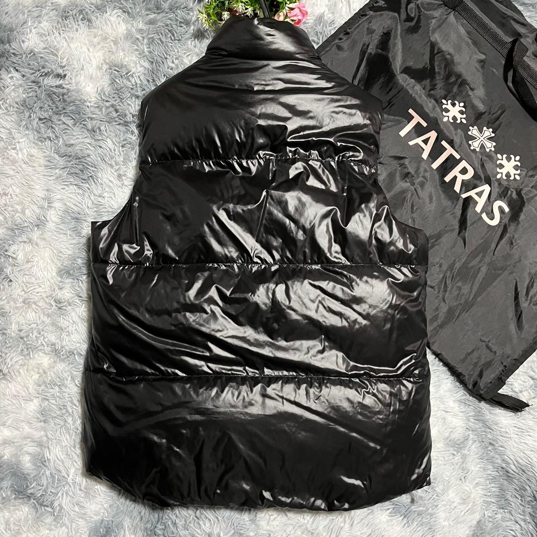 美品　TATRAS タトラス リバーシブル ダウンベスト ペイズリー柄　L