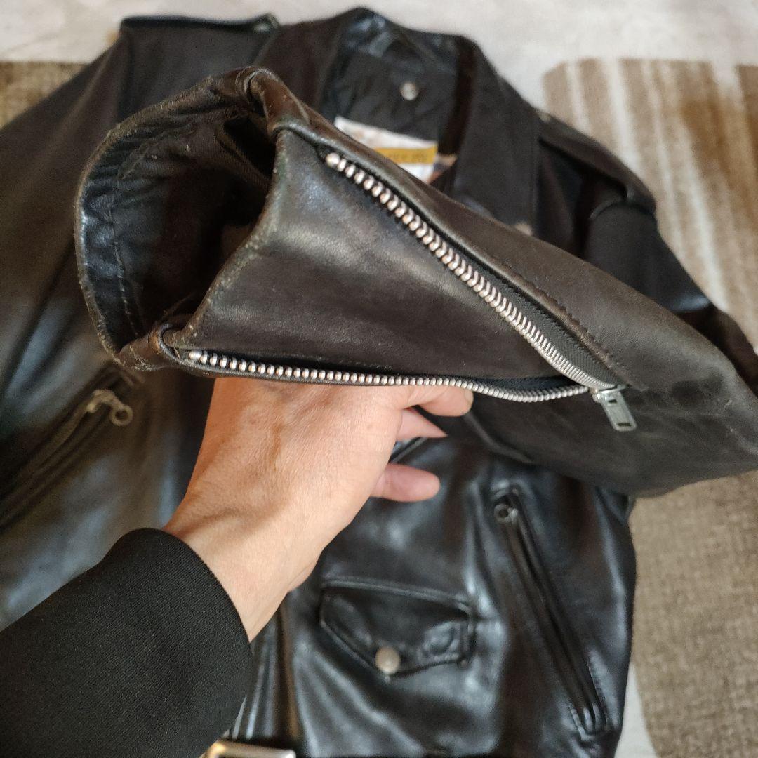 人気Schott１１８かも！？ダブルライダースバイカータグ４０ダメでも対応有！