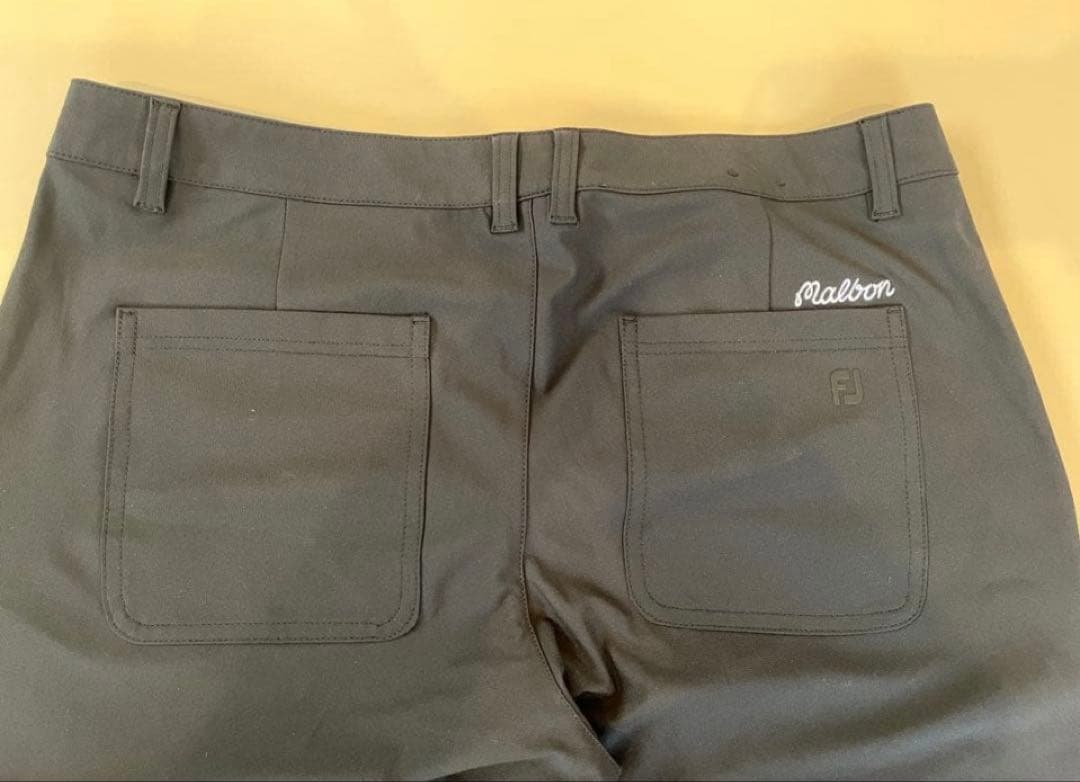 ゴルフパンツ　Malbon x FootJoy 34 XL ブラック