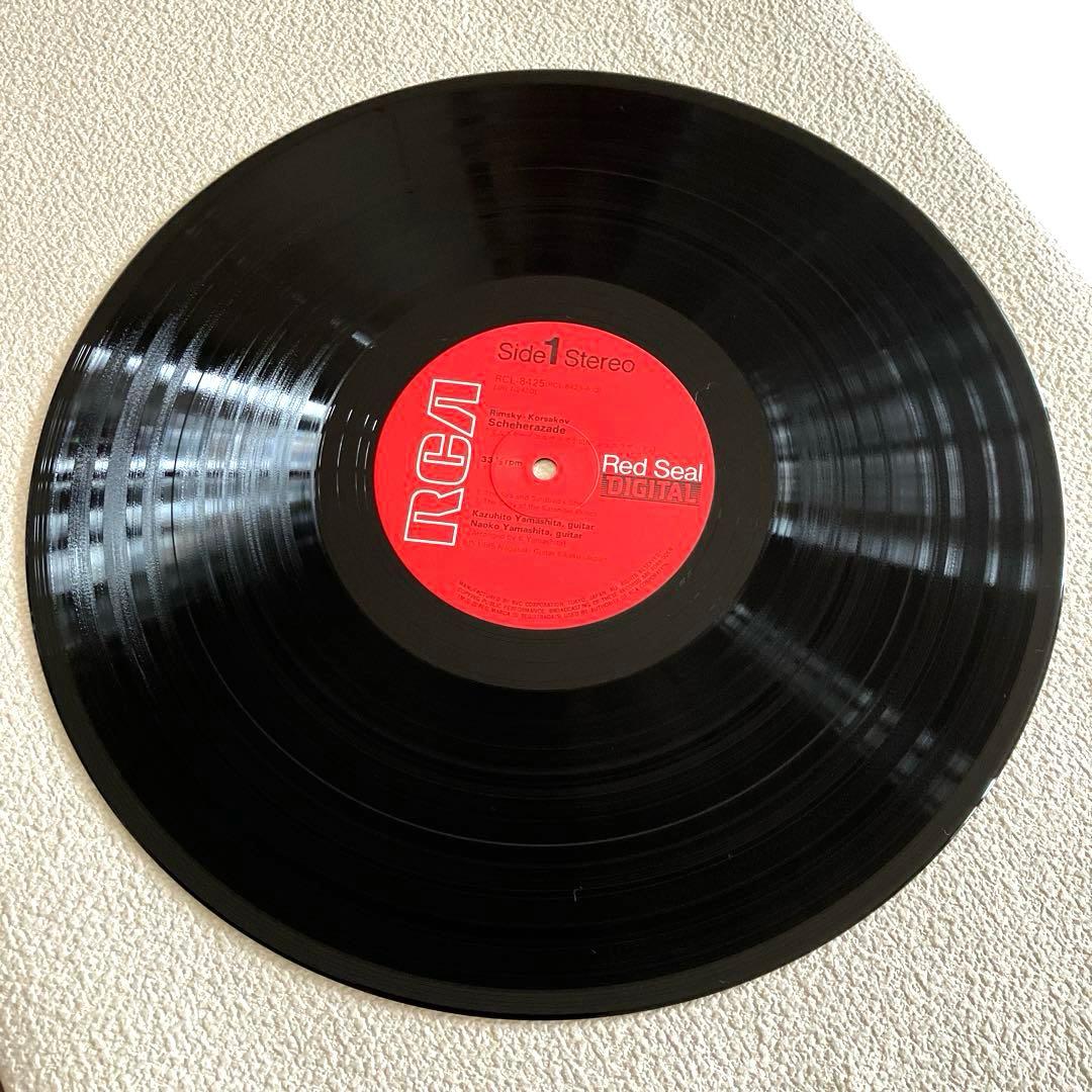 山下和仁 山下尚子　シェヘラザード　LPレコード　帯付き
