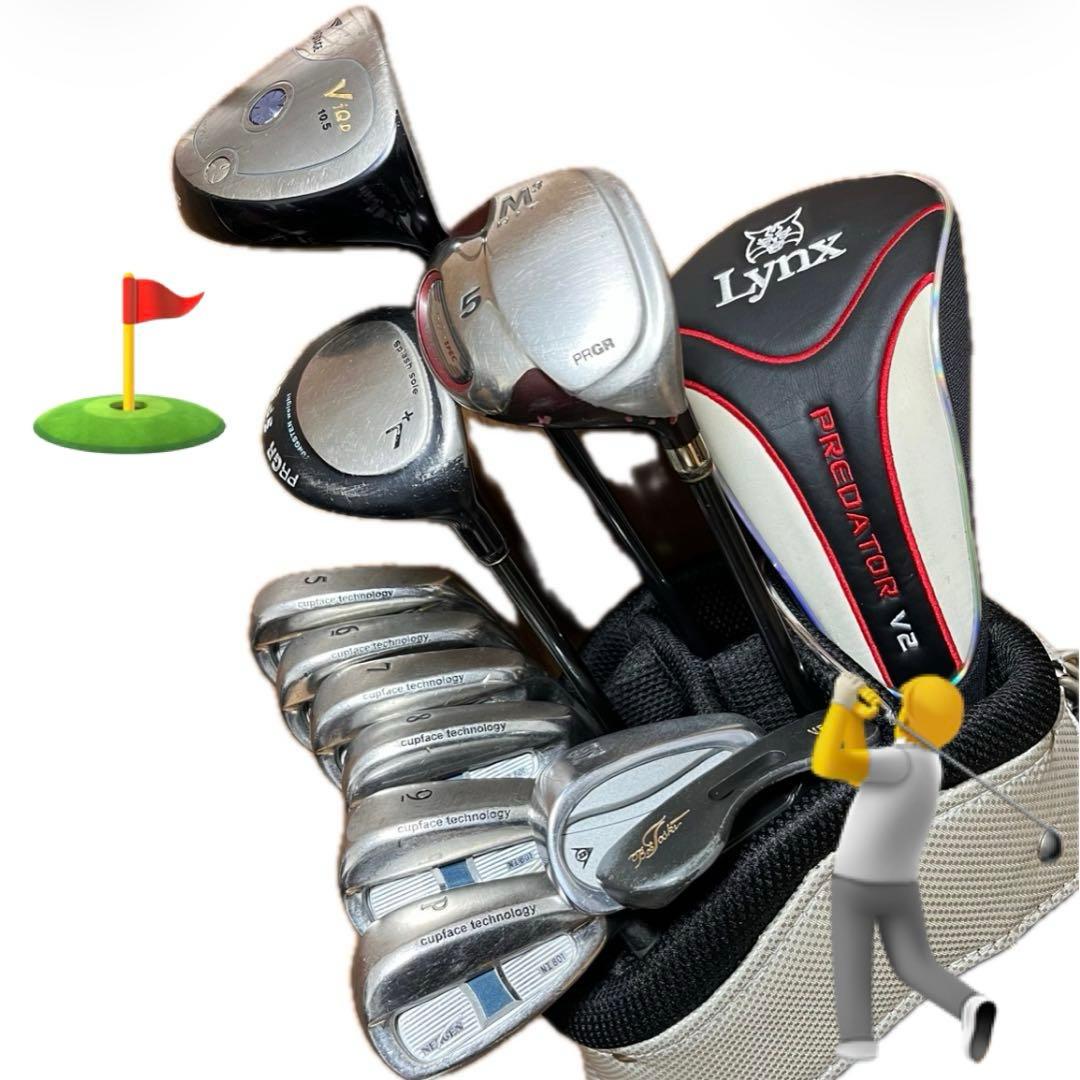 【NEXGEN】ゴルフクラブ11本 フルセット キャディバッグ 他おまけ多数 男
