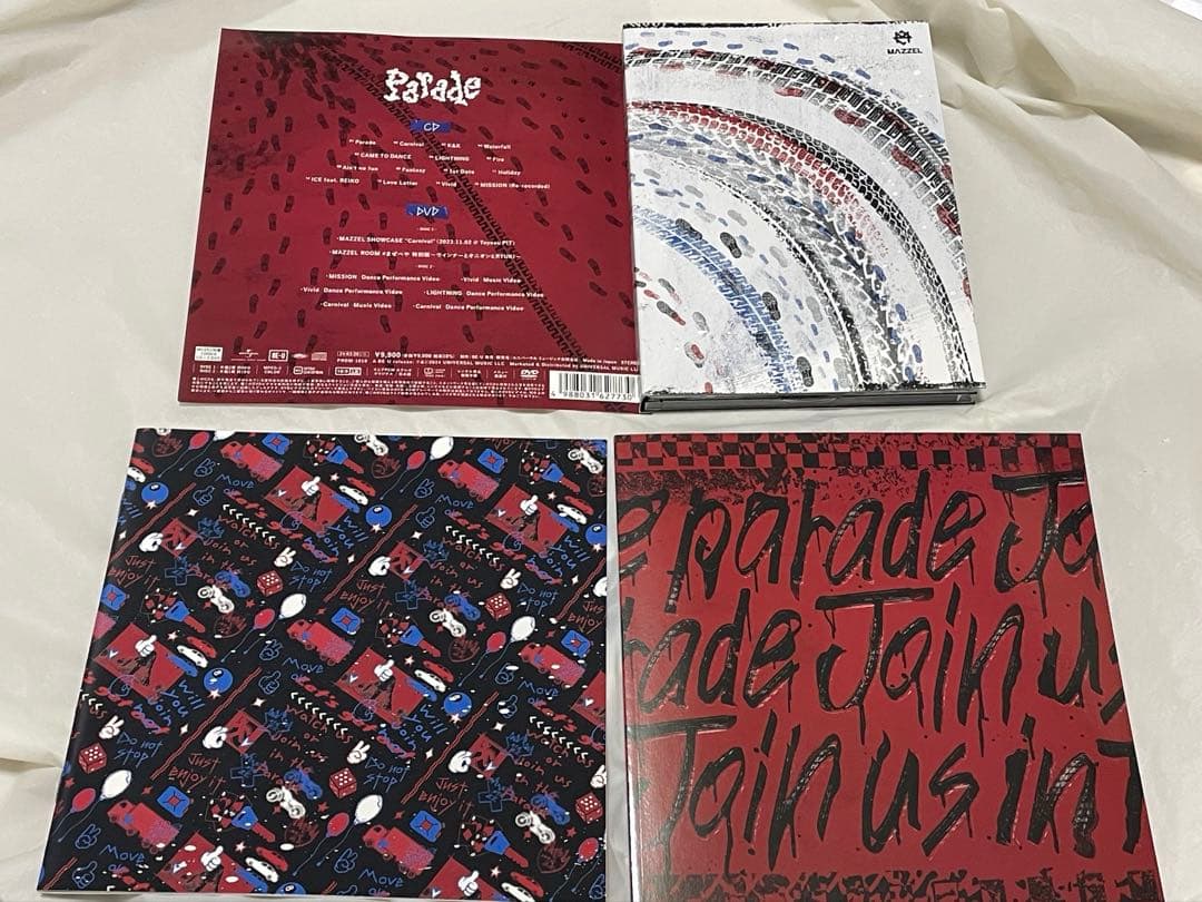 MAZZEL Parade MUZEUM盤　CD + 2 DVD