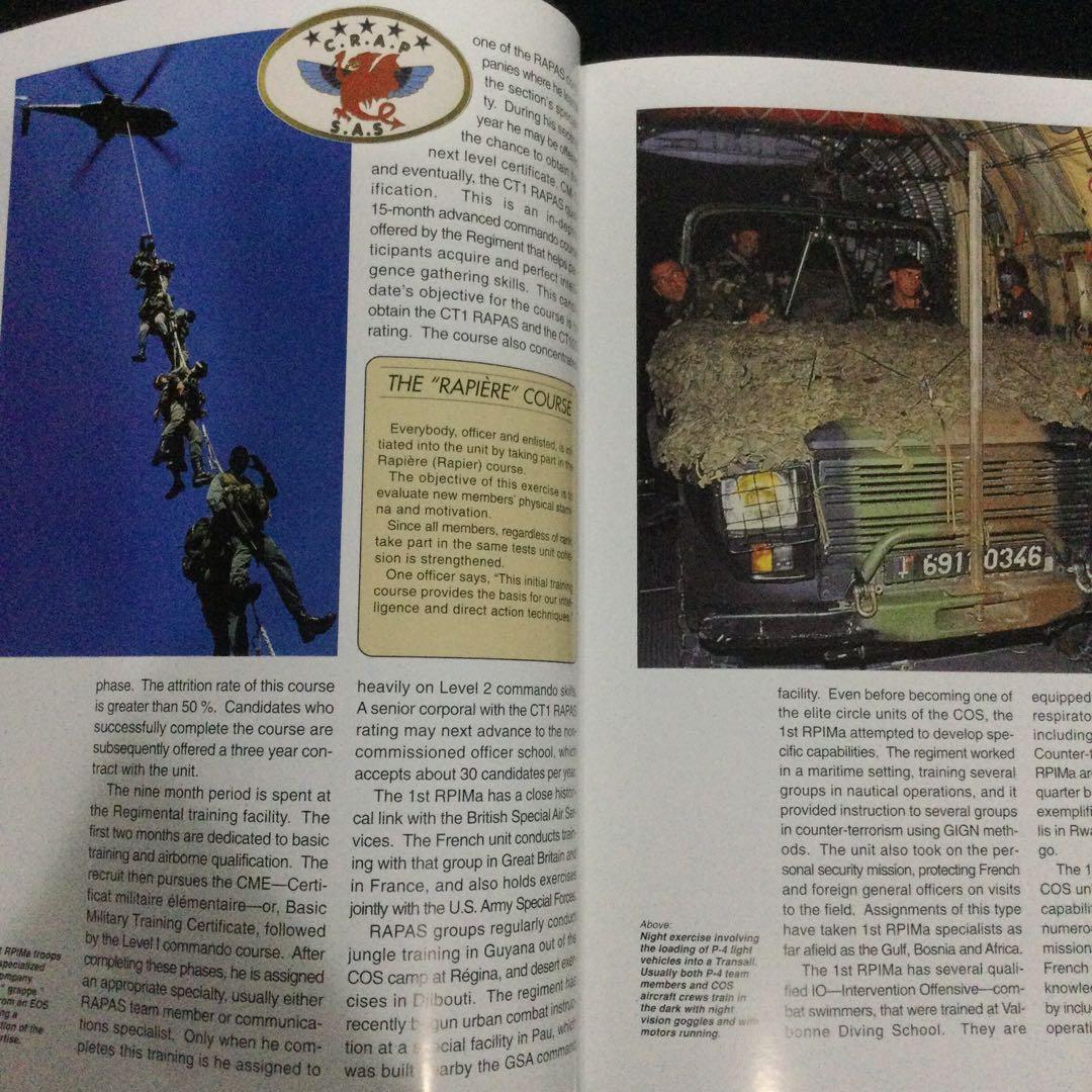 フランス軍　特殊部隊　洋書　ミリタリー　Military 飛行機　軍隊 兵士　車