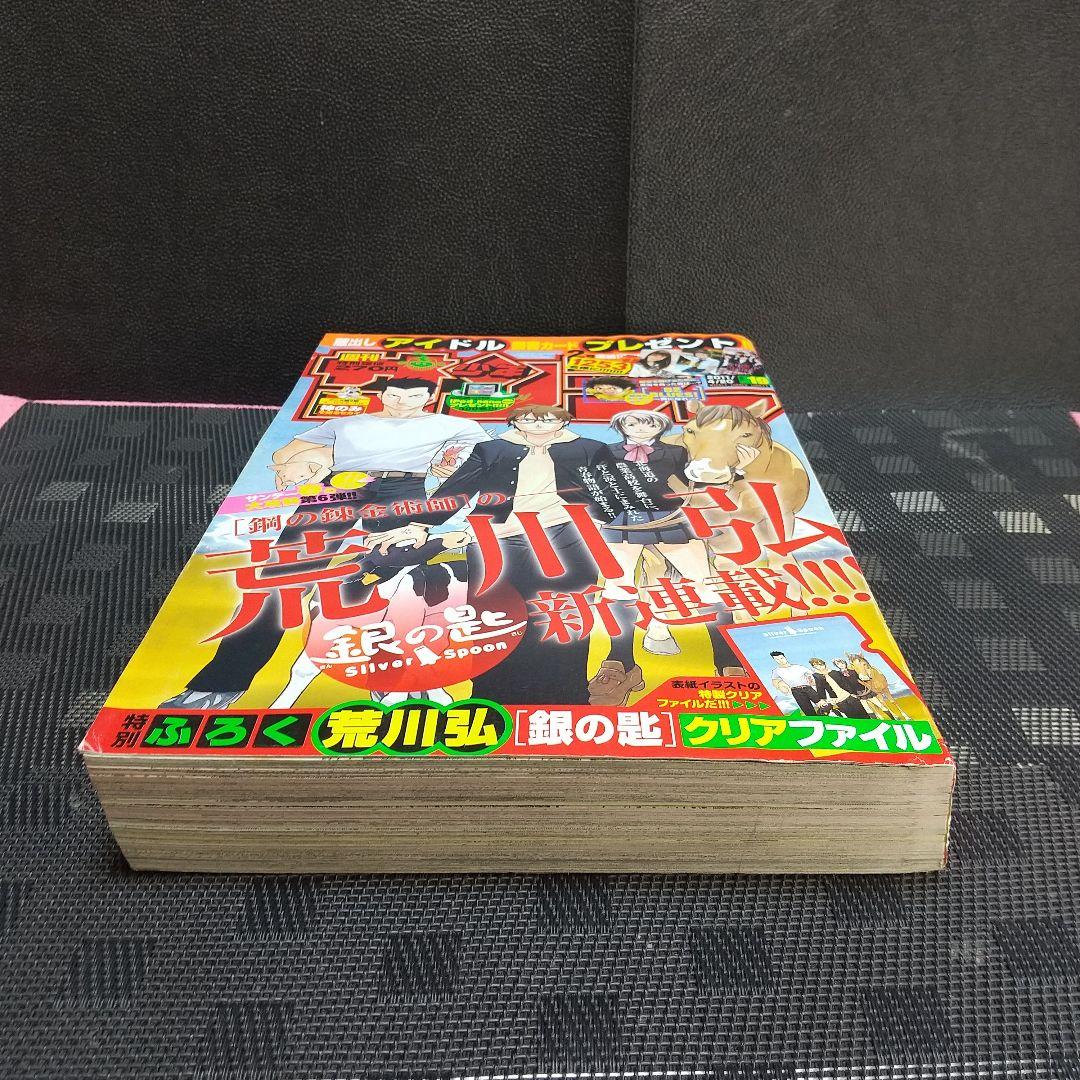 週刊少年サンデー 2011年19号※銀の匙 新連載 荒川弘※クリアファイル未開封