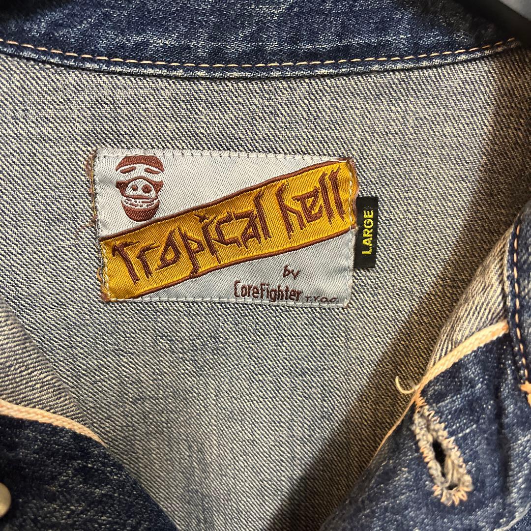 COREFIGHTER コアファイター デニムジャケット LARGE【美品】