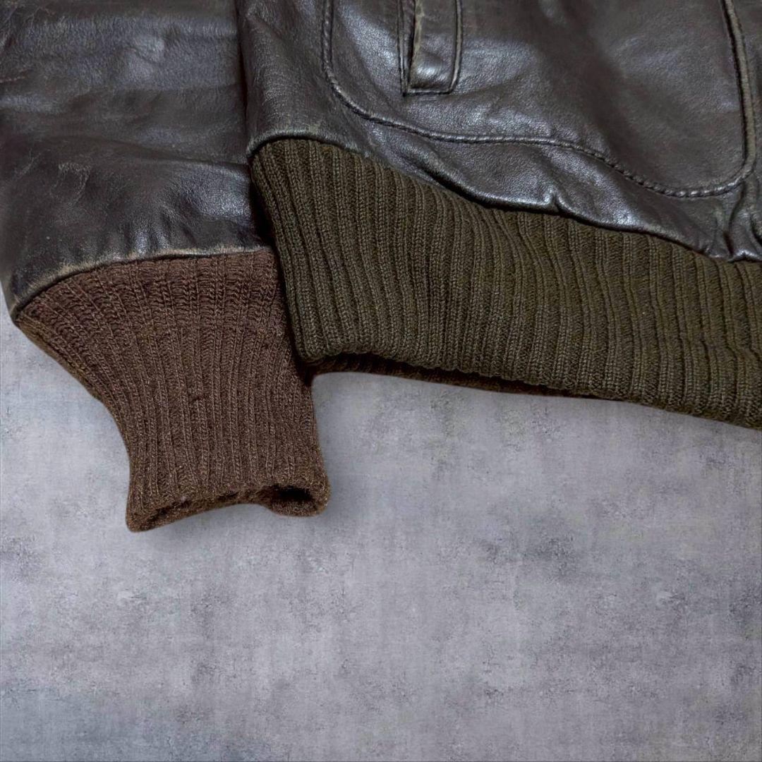 【m114】90s AMERICAN EXPRESS A-2 レザージャケット