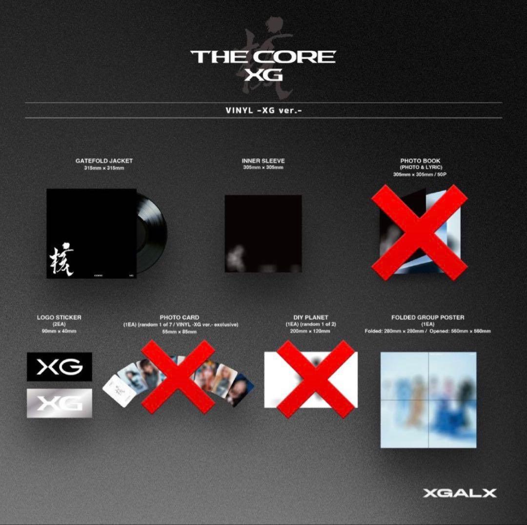 XG THE CORE 核 レコード VINYL