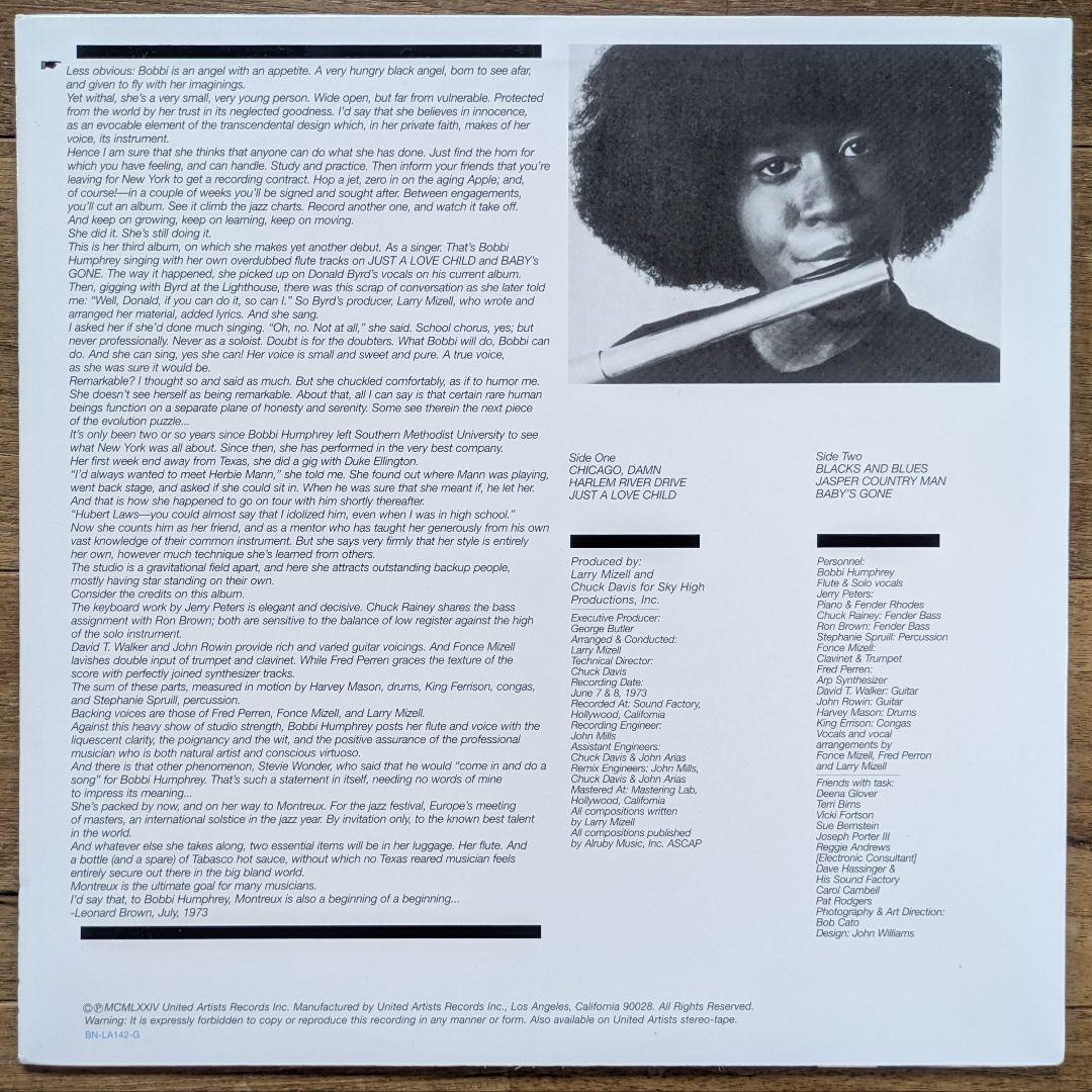 洋楽 Bobbi Humphrey Blacks and Blues