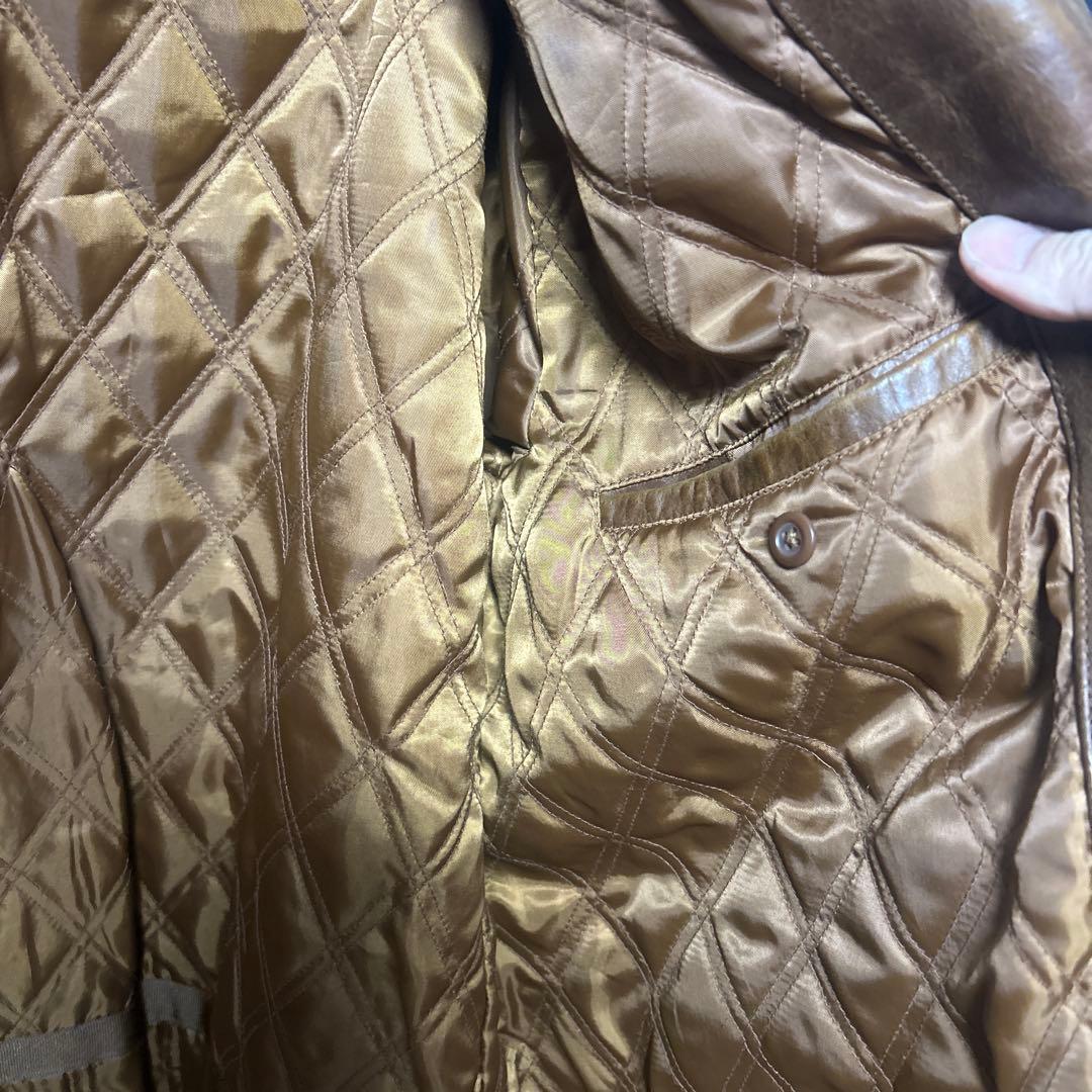 鳥*ん様 GAP OLDGAP 希少L ブラウン カーコート　レザージャケット