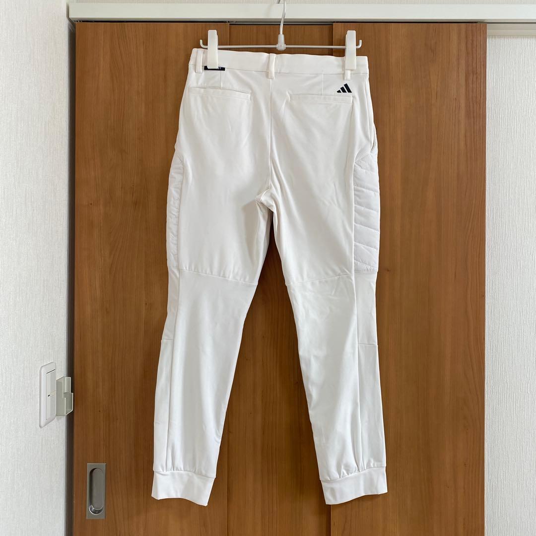 adidas COLD .RDY 撥水キルトコンビネーション ジョガーパンツ　白