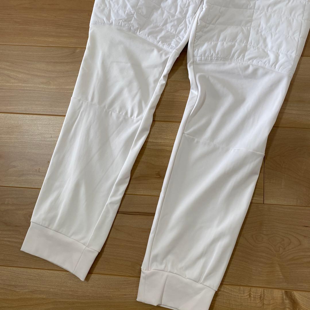 adidas COLD .RDY 撥水キルトコンビネーション ジョガーパンツ　白