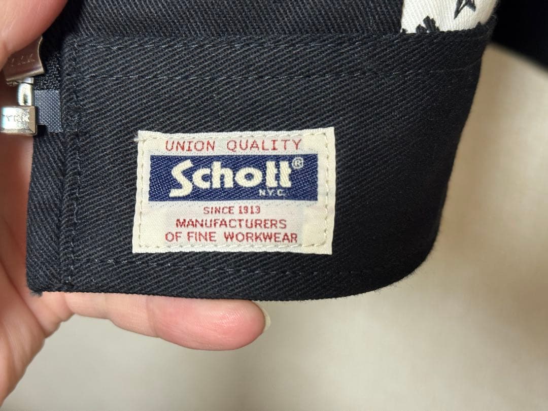 Schott ショット ワークジャケット Mサイズ ブラック 美品