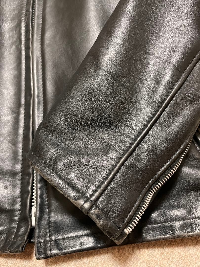 Schott 643 シングルライダースジャケット　38
