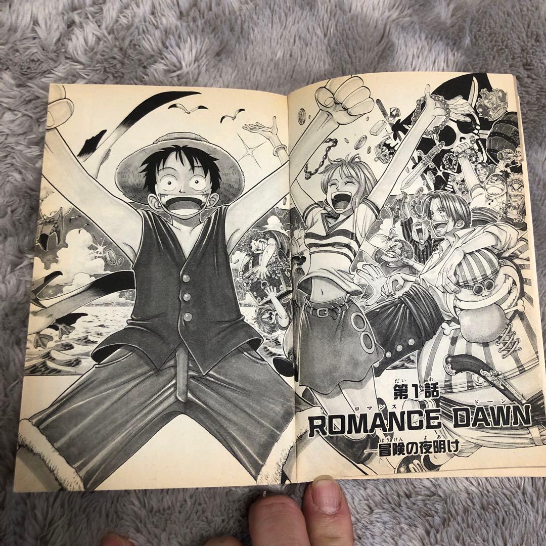 ONE PIECE ワンピース　初版　1巻　第1刷　コミックスニュース付き