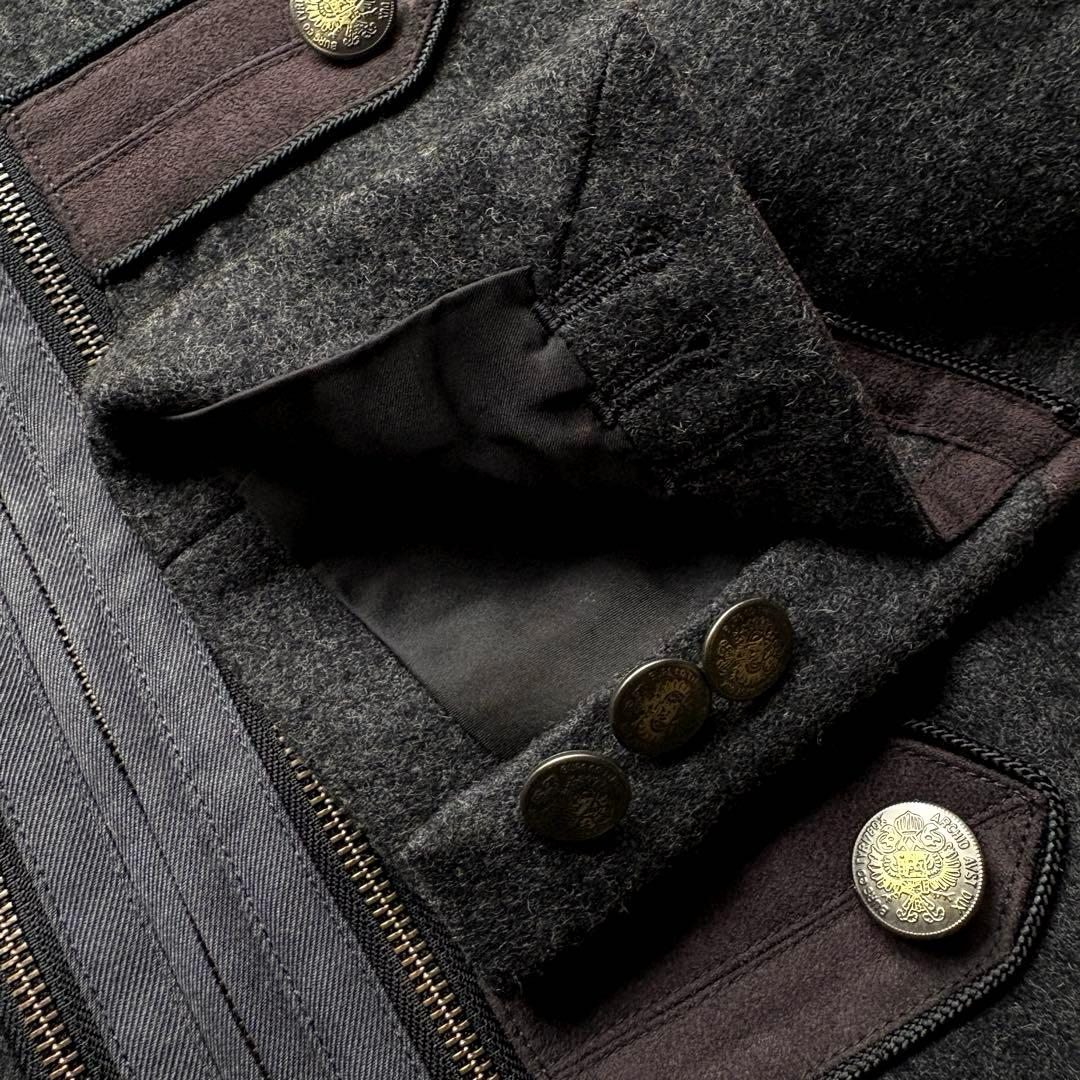 ★希少 Lサイズ★ PPFM ナポレオン ジャケット 2way ダブルジップ