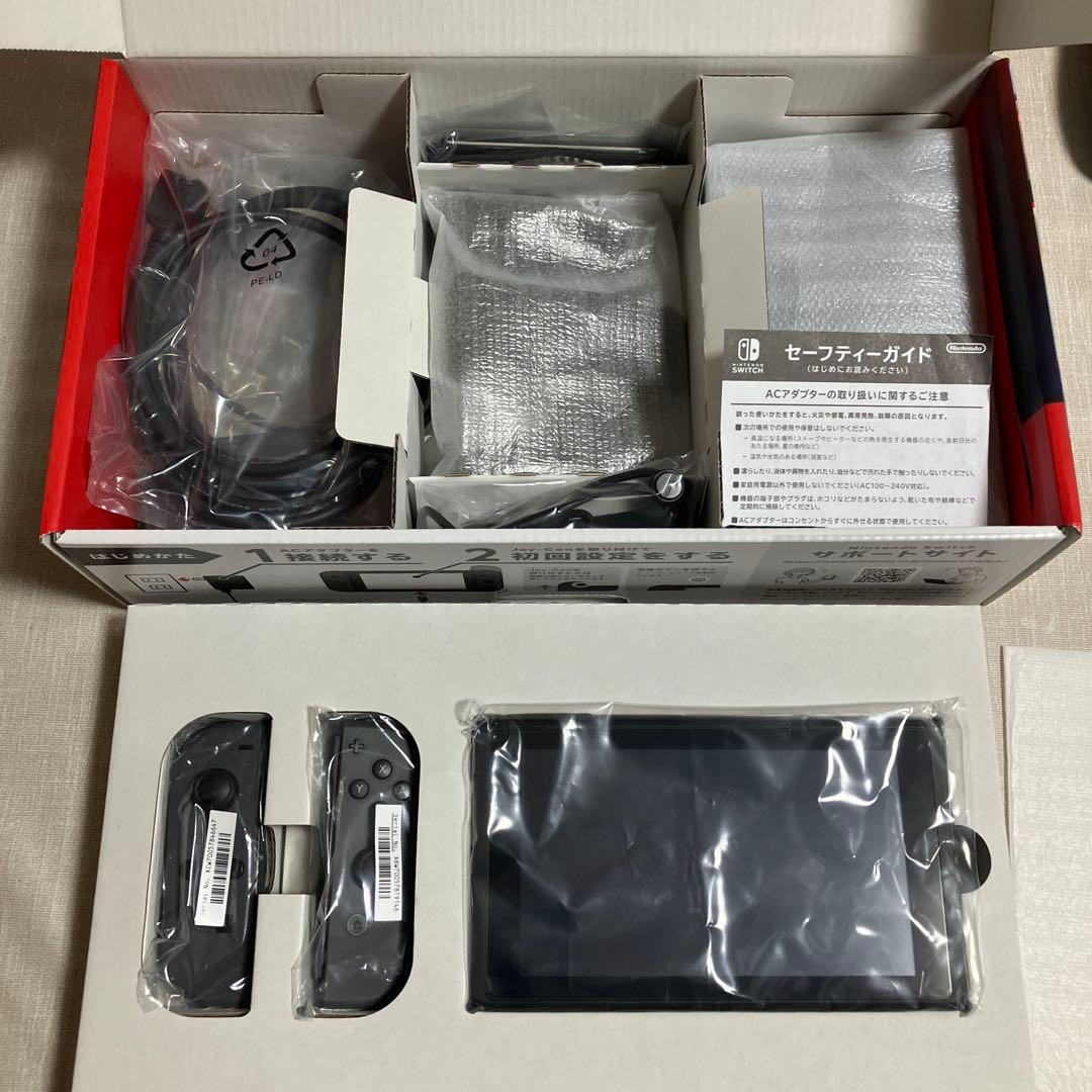 【美品】Nintendo Switch（グレー）SDカード付（128GB）