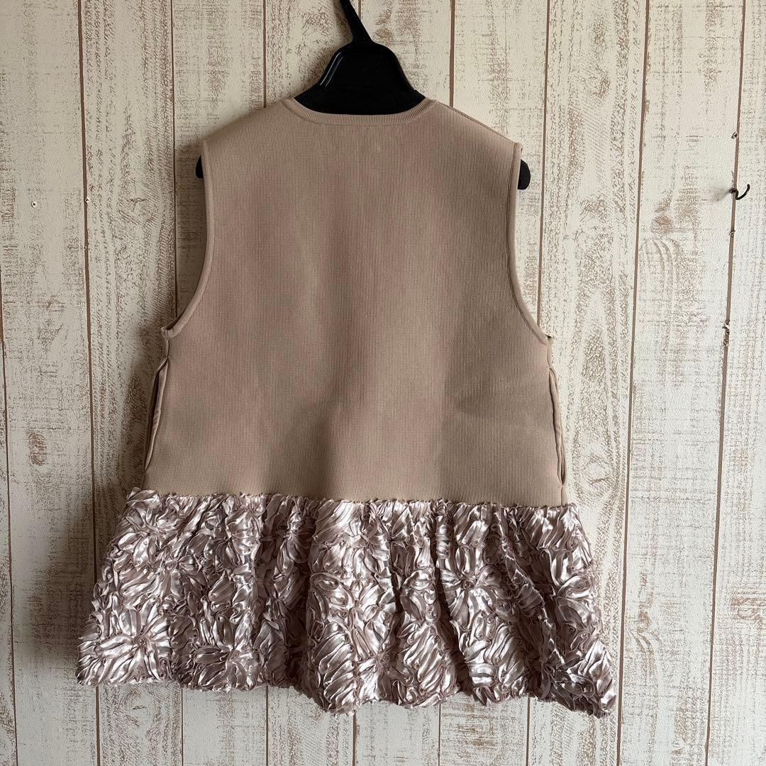 新品　ユナイテッドアローズ 定価¥2万9920円　ベスト　フラワー　ジレ