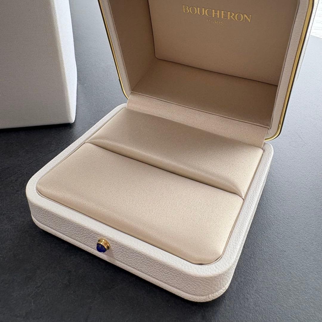 美品　Boucheron ブシュロン　リングケース　ホワイト　空箱　紙袋