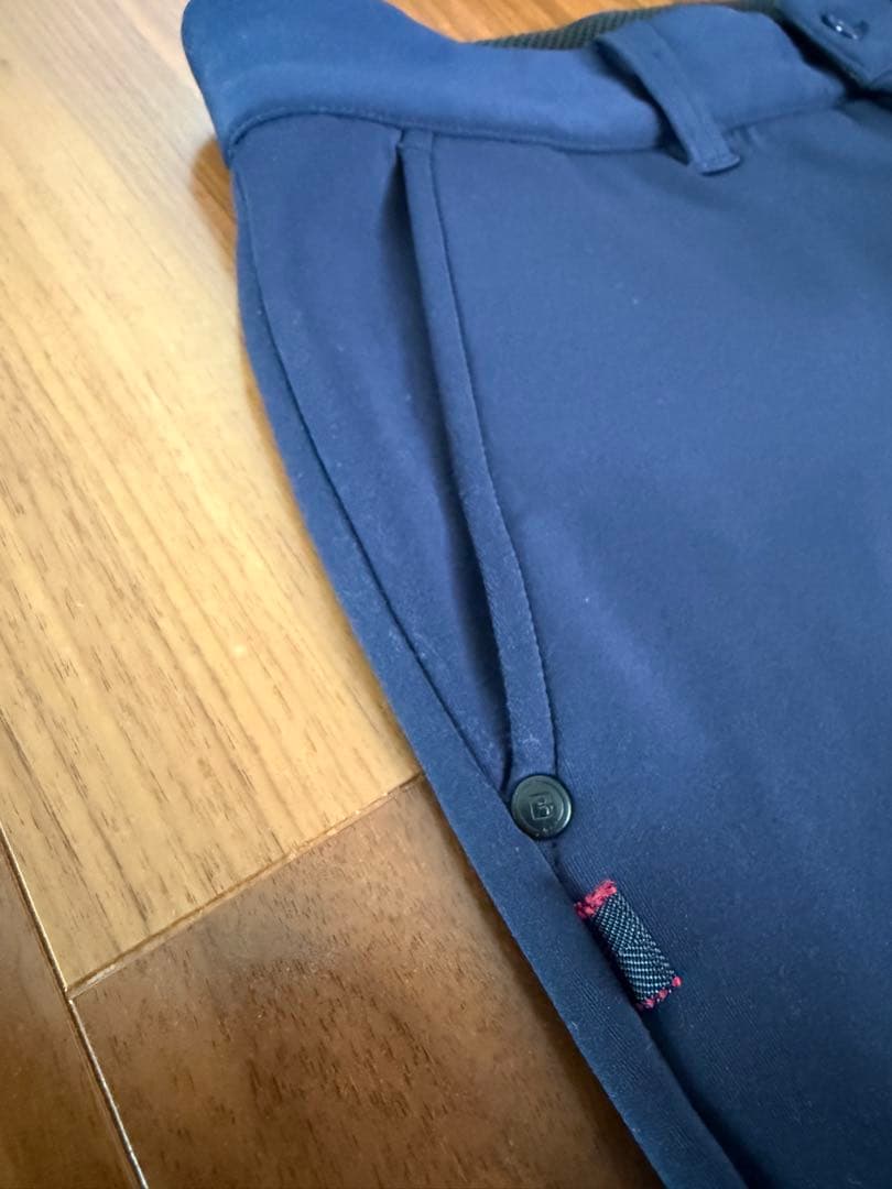 【綺麗め】BRIEFING ゴルフパンツ　3D ジョガーパンツ　M 紺