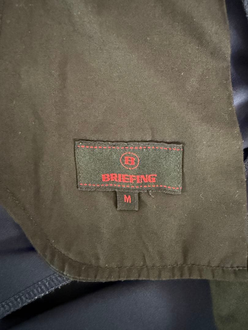 【綺麗め】BRIEFING ゴルフパンツ　3D ジョガーパンツ　M 紺