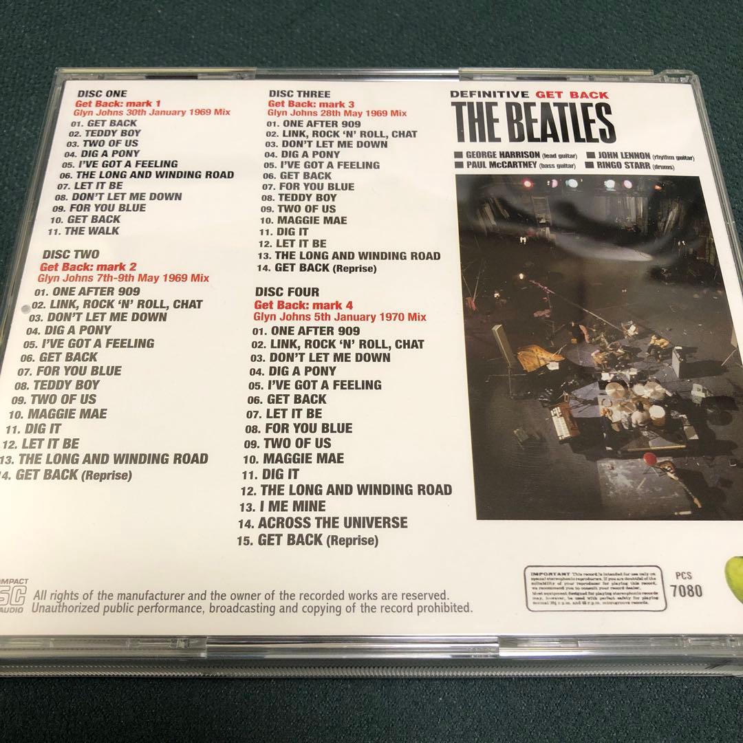 ビートルズ/ DEFINITIVE GET BACK 4CD