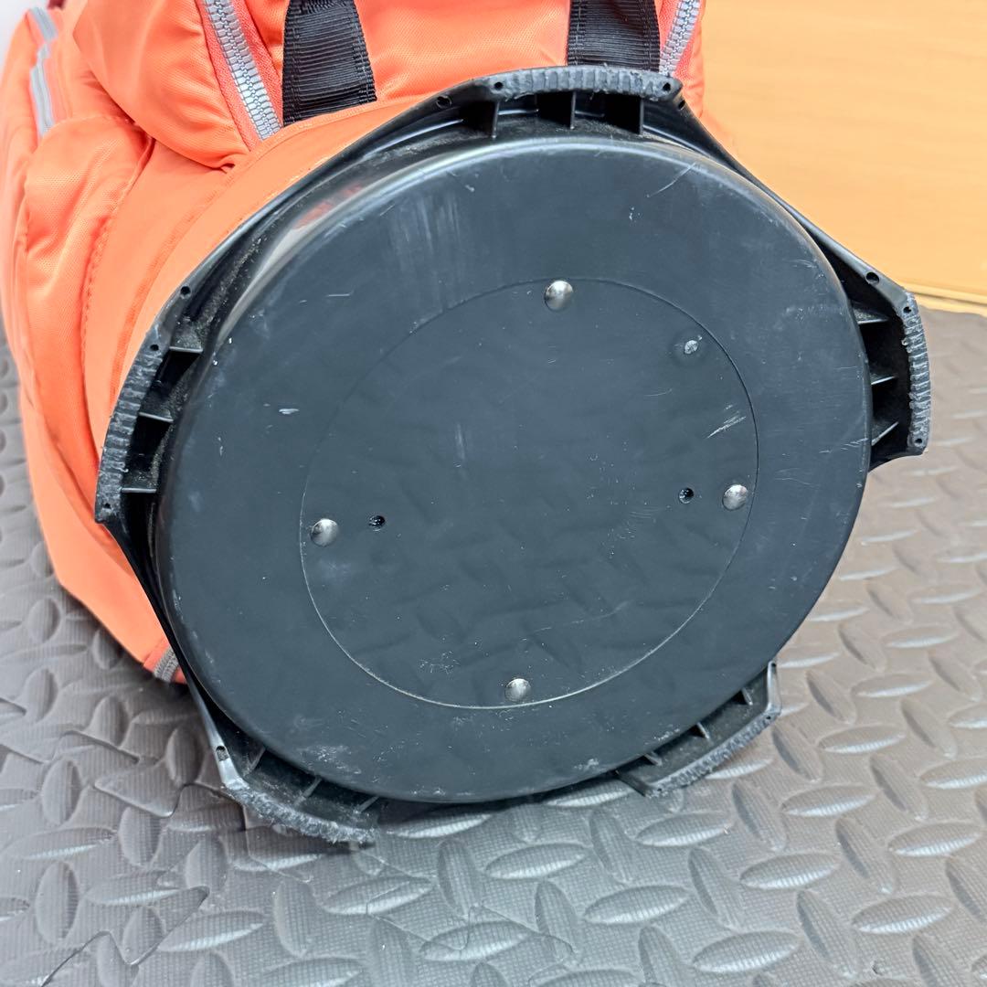 ONOFF キャディバッグ オレンジ 4分割 カート型 自立式 ゴルフ オノフ