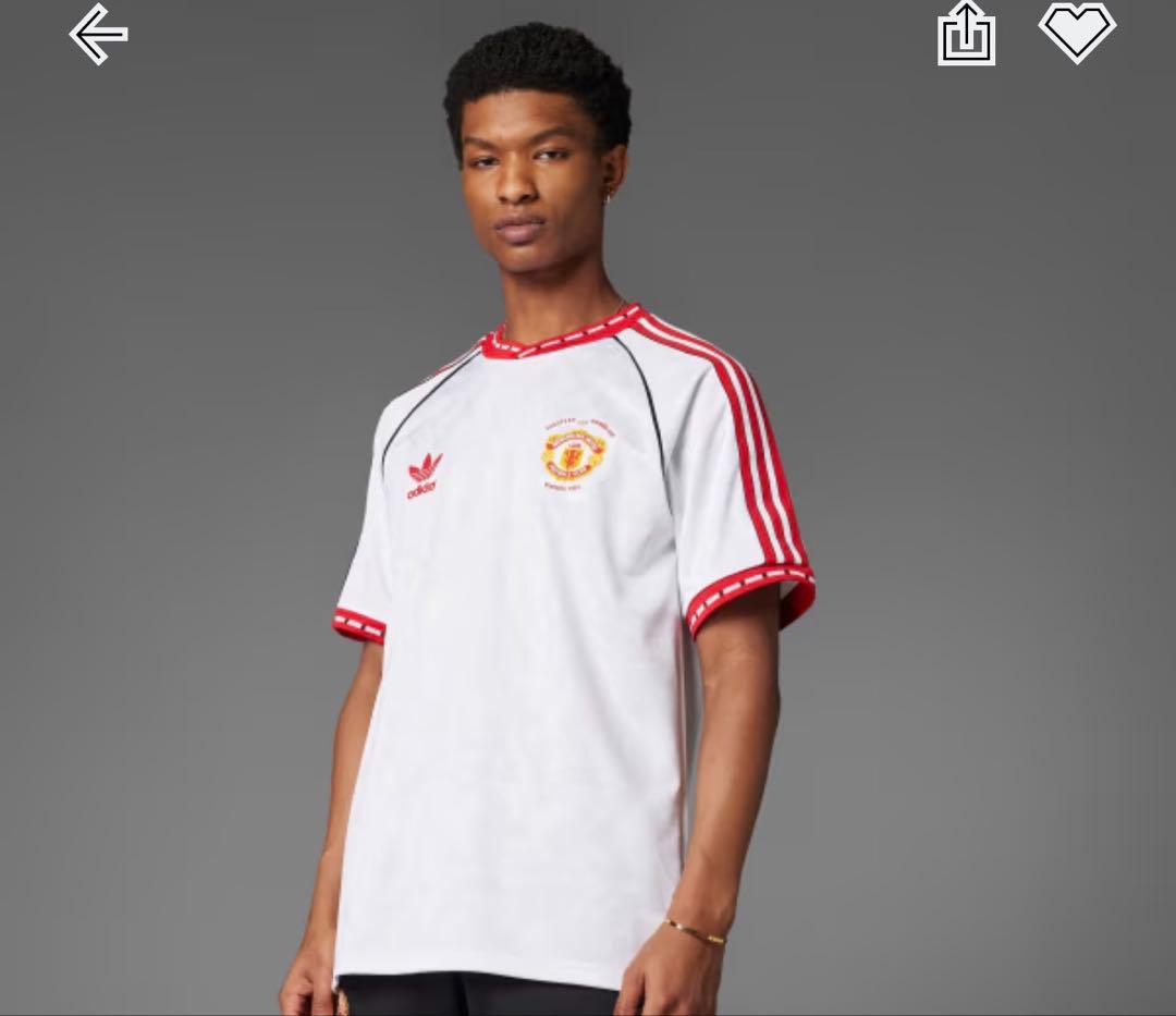adidas Manchester United シャツ XL '91 アウェイ