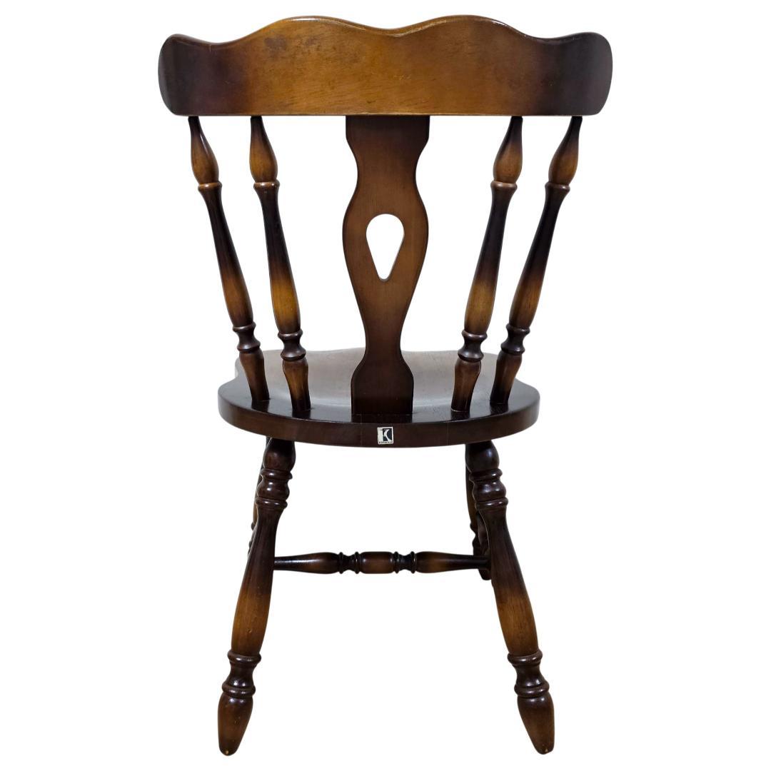 現状品 飛騨産業 キツツキ ウィンザーチェア① 2脚 木製 ヴィンテージ カフェ