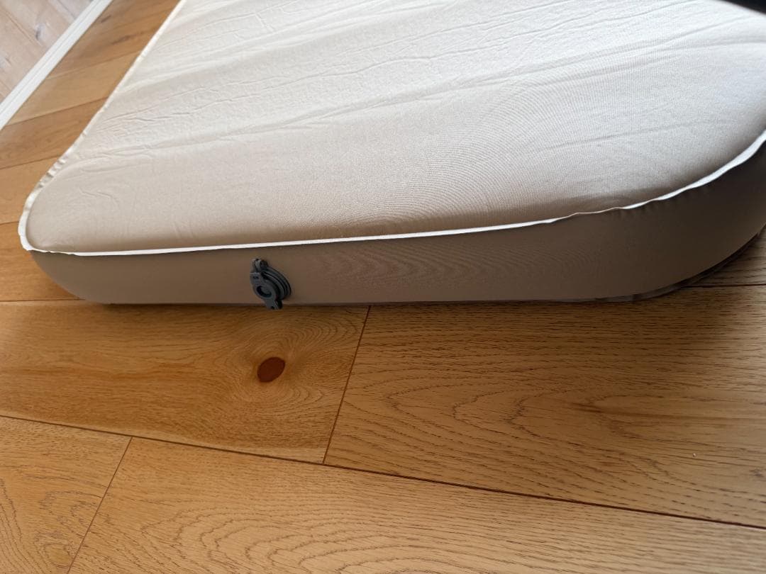 エアーベット キャンプマット シングル 10cm極厚 200×75cm 自動膨張