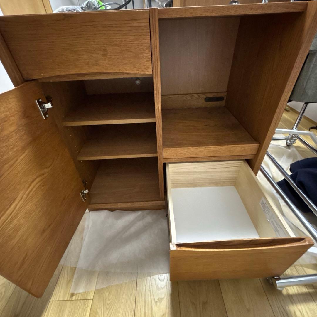 unico ウニコ シグネ オーク材 キッチンボード レンジボード 食器棚