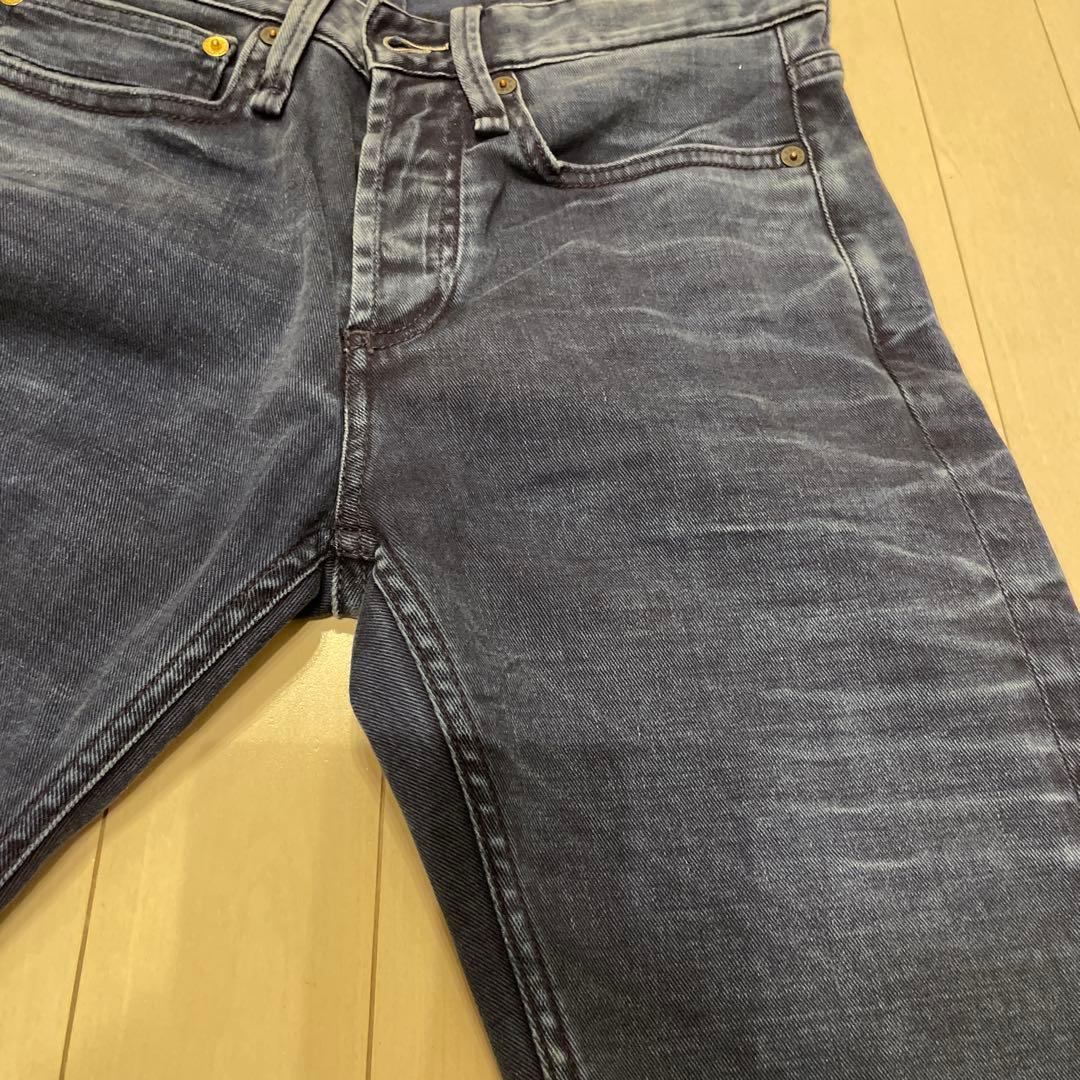 極美品❤️デンハム DENHAM カンディアーニ生地 BOLTスキニーデニム濃紺