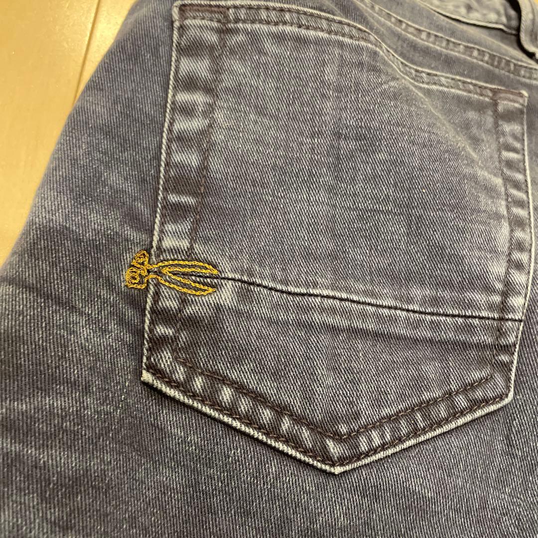 極美品❤️デンハム DENHAM カンディアーニ生地 BOLTスキニーデニム濃紺