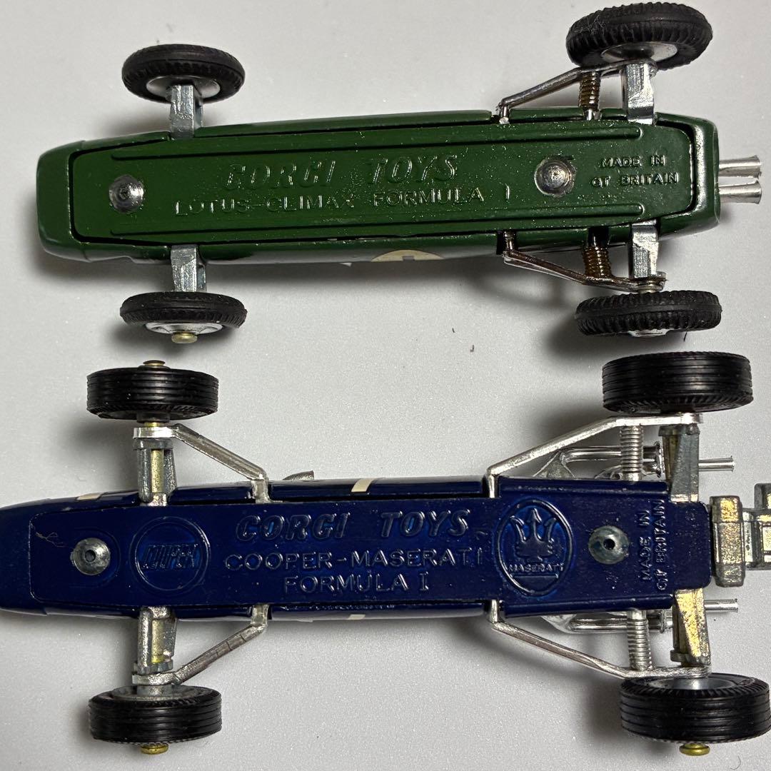 【希少】CORGI TOYSロータス・クライマックス＆クーパー・マセラッテイF1