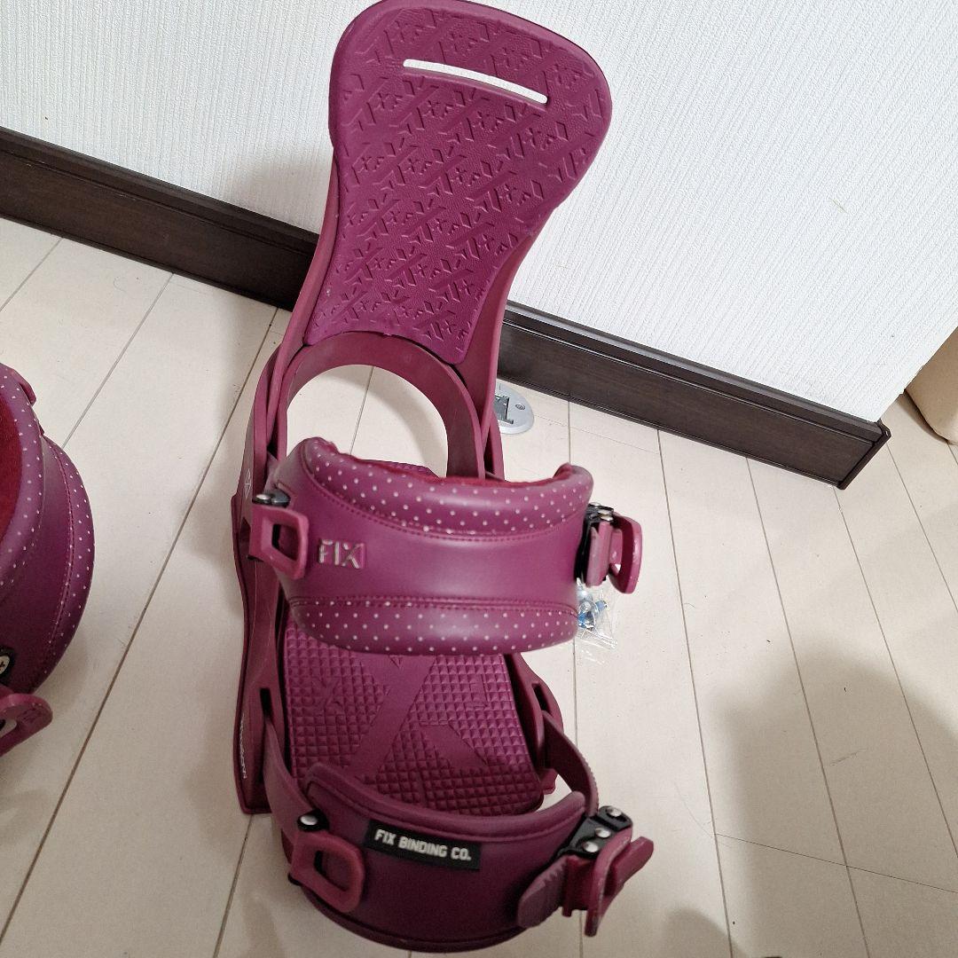 Fix Binding Co スノーボードビンディング パープル　Mサイズ美品