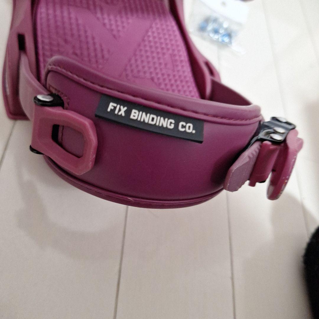 Fix Binding Co スノーボードビンディング パープル　Mサイズ美品