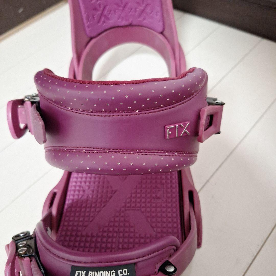 Fix Binding Co スノーボードビンディング パープル　Mサイズ美品