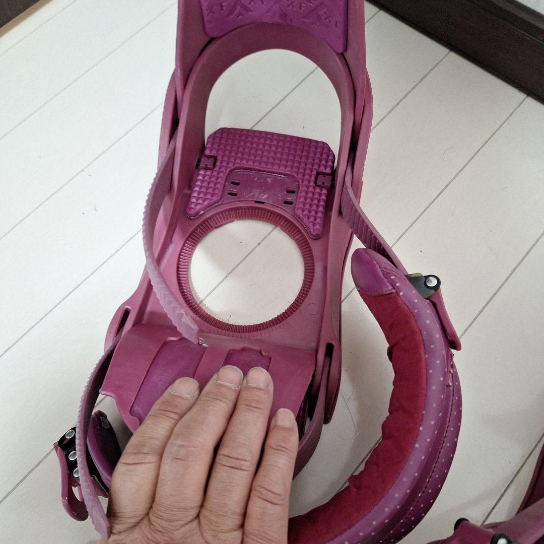 Fix Binding Co スノーボードビンディング パープル　Mサイズ美品