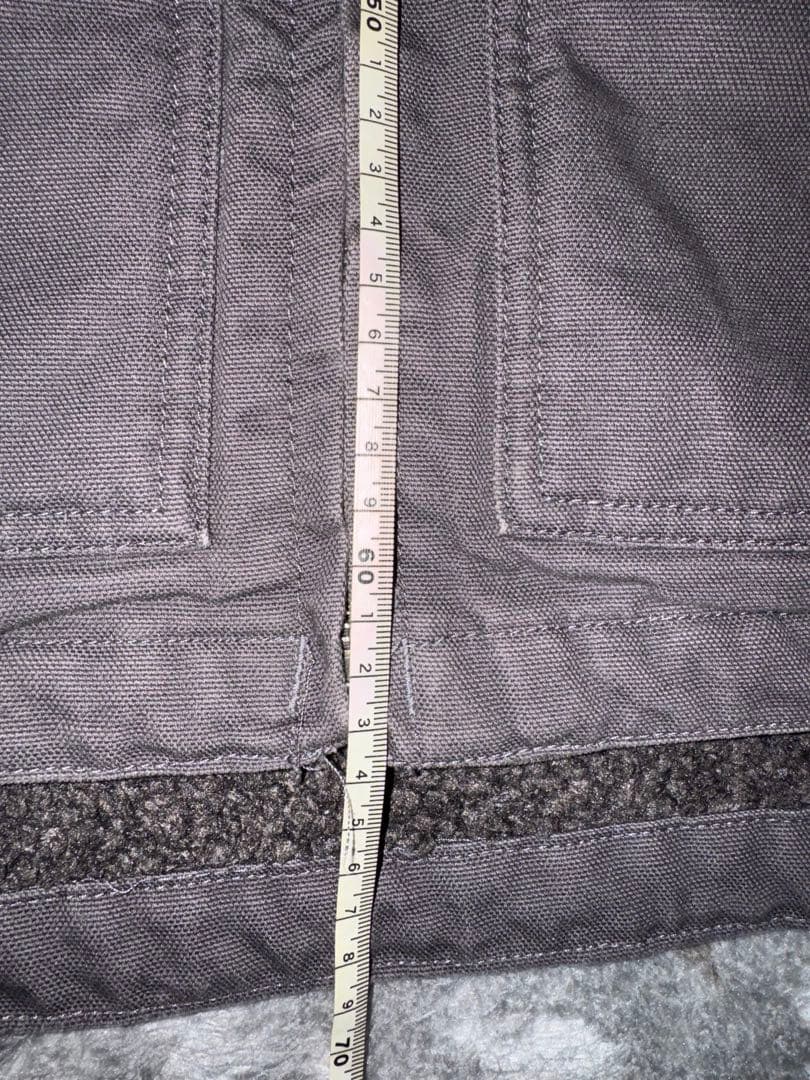 Carhartt カーハート ダックベスト 裏ボア グレー