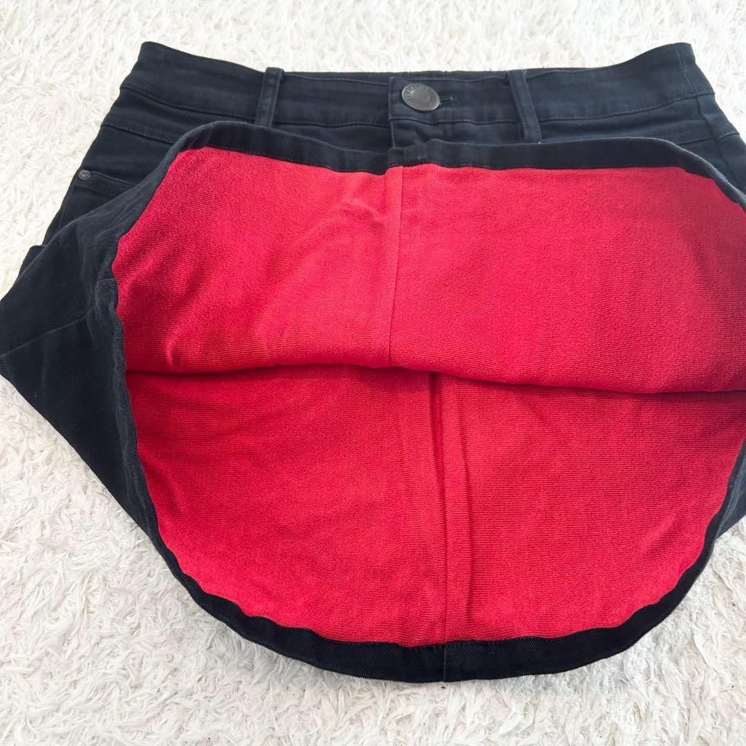 パーリーゲイツ ストレッチ　ミニスカート 刺繍　ワッペン　冬　ゴルフ　M