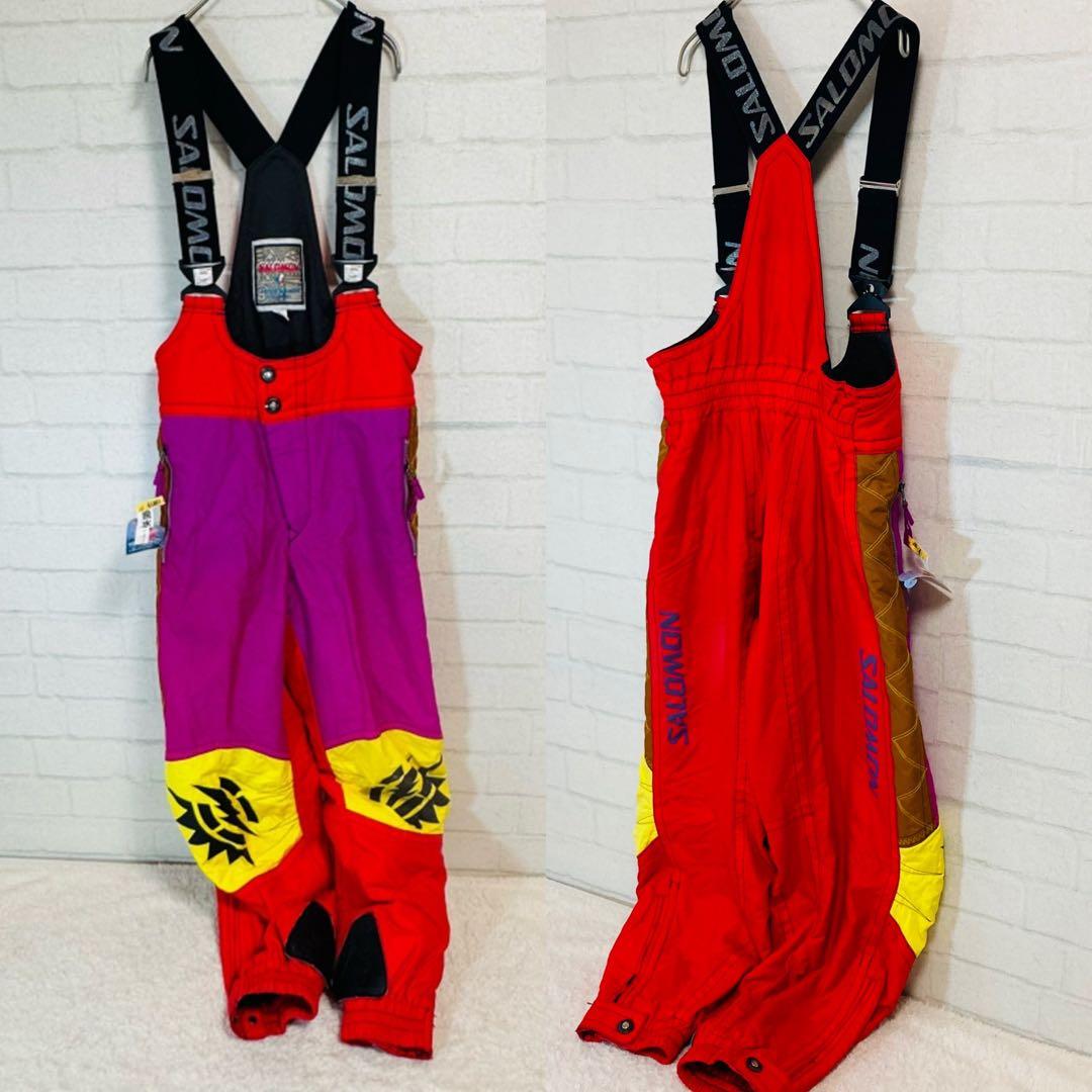 SALOMON ヴィンテージ スキーウェア スノーボード 上下 セットアップ