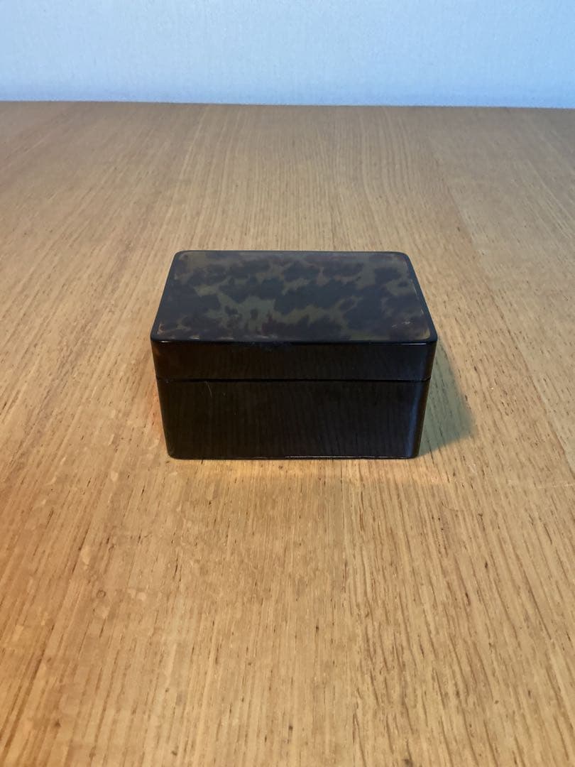 本鼈甲 小物入れ アクセサリーケース アンティーク 工芸品 希少　送料無料！