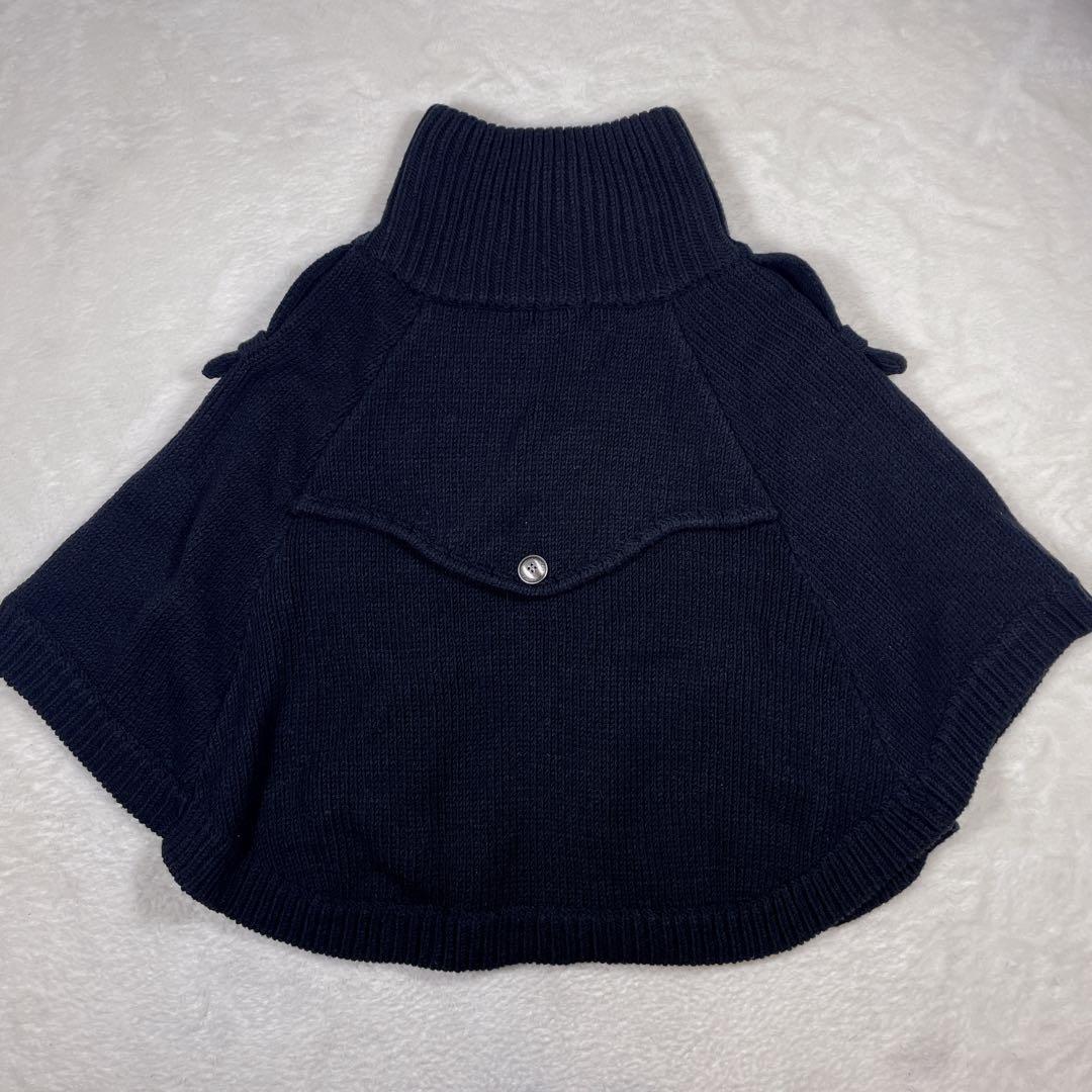 @yyyバーバリーロンドンブルーレーベル ニット　ポンチョ 三陽商会