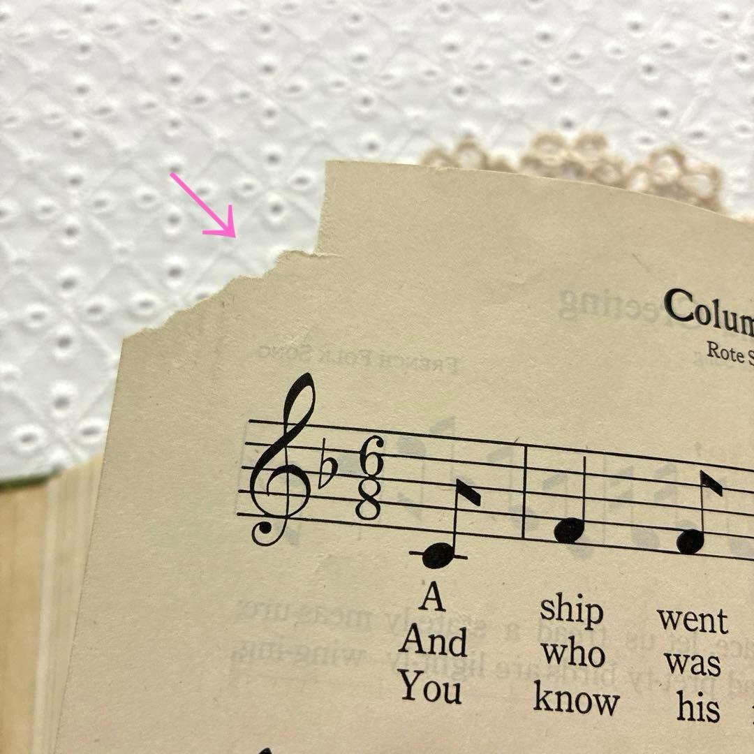 RV75 洋書古書 ヴィンテージ音楽教本 楽譜絵本