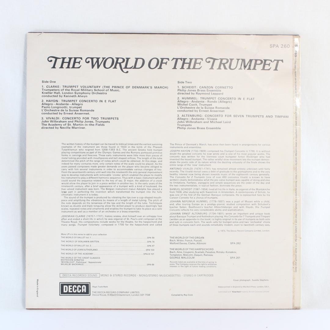 英LP The World Of The Trumpet UK盤 ステレオ